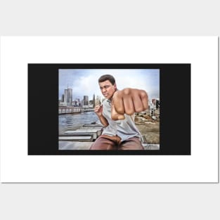 Muhammad Ali Digital Oil Painting Posters and Art